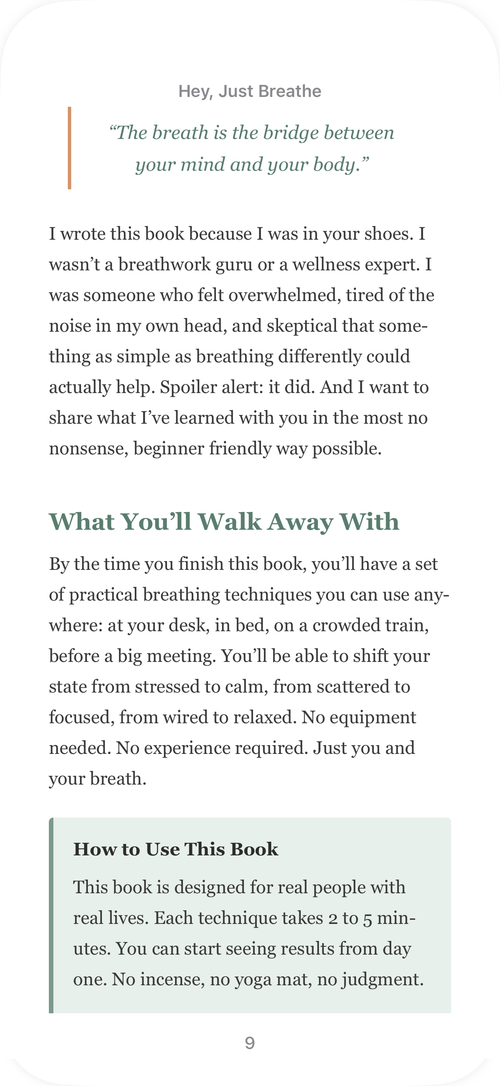 Hey, Just Breathe: A Beginner's Guide to Breathwork